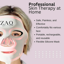 Load image into Gallery viewer, ZAQ Noor 2.0 LED Light Therapy Face Mask