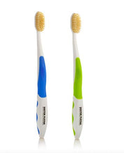 Load image into Gallery viewer, MOUTHWATCHERS Dr Plotkas Extra Soft Flossing Toothbrush Manual Soft Toothbrush for Adults, Ultra CleanToothbrush, Good for Sensitive Teeth and Gums, 2 Pack - Stocking Stuffers, Colors May Vary