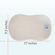 Load image into Gallery viewer, Castor Oil Pack for Liver (Compress) by Queen of the Thrones - Less Mess, Reusable, Comfort Sleep Fit - Organic Cotton Flannel, Soft Ties & Naturopathic Doctor Designed (Castor Oil sold separately)