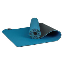 Load image into Gallery viewer, Kulae 6mm ECOmat Yoga Mat - Eco-Friendly, Reversible, Lightweight, Super Grippy, 72"x24" (Sky/Slate)