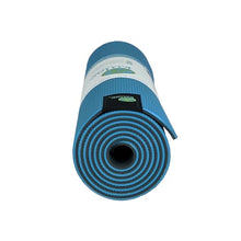 Load image into Gallery viewer, Kulae 6mm ECOmat Yoga Mat - Eco-Friendly, Reversible, Lightweight, Super Grippy, 72"x24" (Sky/Slate)