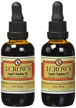 Load image into Gallery viewer, J.Crow's Lugol's Iodine Solution, 2 oz, Twin Pack (2 Bottles)