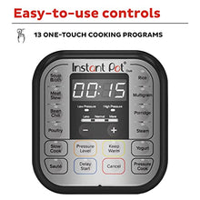 Load image into Gallery viewer, Instant Pot Duo 7-in-1 Electric Pressure Cooker, Slow Cooker, Rice Cooker, Steamer, Sauté, Yogurt Maker, Warmer & Sterilizer, Includes App With Over 800 Recipes, Stainless Steel, 6 Quart