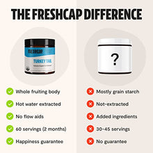 Load image into Gallery viewer, FreshCap Organic Turkey Tail Mushroom Extract Powder - USDA Organic -60 g- Supplement - Immune Protection - Add to Coffee/Tea/Smoothies-Real Fruiting Body No Fillers