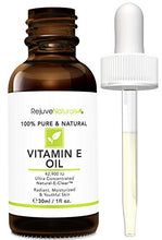 Load image into Gallery viewer, Vitamin E Oil - 100% Pure & Natural, 42,900 IU. Repair Dry, Damaged Skin from Surgery & Acne, Age Spots & Wrinkles. Boost Collagen for Moisturized, Youthful-Looking Skin. d-Alpha tocopherol, 1 Fl Oz