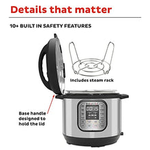 Load image into Gallery viewer, Instant Pot Duo 7-in-1 Electric Pressure Cooker, Slow Cooker, Rice Cooker, Steamer, Sauté, Yogurt Maker, Warmer & Sterilizer, Includes App With Over 800 Recipes, Stainless Steel, 6 Quart
