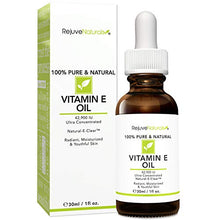 Load image into Gallery viewer, Vitamin E Oil - 100% Pure & Natural, 42,900 IU. Repair Dry, Damaged Skin from Surgery & Acne, Age Spots & Wrinkles. Boost Collagen for Moisturized, Youthful-Looking Skin. d-Alpha tocopherol, 1 Fl Oz
