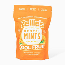Load image into Gallery viewer, Zellie's | 100% Xylitol Sugar Free Cool Fruit Mints Breath Mints | Non-GMO, Low-Calorie, Gluten Free, Vegan & Kosher Mints (540 Count - Pack of 1)