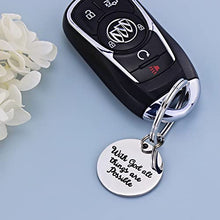 Load image into Gallery viewer, SANNYRA Christian Keychain with God All Things are Possible Inspirational Christian Keychain Gifts