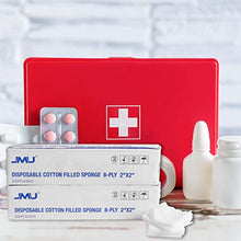 Load image into Gallery viewer, 1000pcs Cotton Gauze Pads 2x2, JMU 8-ply Woven Gauze Sponges, Cotton Filled Gauze Pads, Non-Sterile Surgical Sponges, Nonstick Dental Gauze Pads