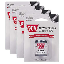 Load image into Gallery viewer, POH Dental Floss Unwaxed, 100 Yard- 4 Pack
