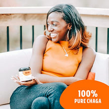 Load image into Gallery viewer, FreshCap Chaga Organic Mushrooms Extract Powder - Antioxidant, Digestive Health, Immune Support Supplement - Vegan, Pure Fruiting Body Extract - Add to Coffee/Tea/Smoothies - 2.1 Ounces