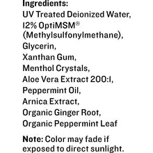 Load image into Gallery viewer, Sunfood Organic Aloe Vera Gel for Sunburn Relief. For Face & Skin. Improves Acne & Scar Tissue. Poison Oak & Insect Bite Itch Relief. With Arnica & MSM. 4 oz Bottle