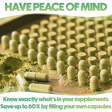 Load image into Gallery viewer, XPRS Nutra Size 000 Empty Capsules - 1000 Count Clear Empty Vegan Capsules - Vegetarian Empty Pill Capsules - DIY Vegetable Capsule Filling - Veggie Pill Capsules Empty Caps Pills