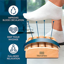 Load image into Gallery viewer, TheraFlow Foot Massager for Plantar Fasciitis Relief, Relaxation Gifts for Women, Men - Foot Roller for Foot Pain, Neuropathy, Heel Spur Pain, Stress Relief, Reflexology Tool - Wooden (Large)