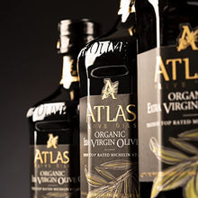 Load image into Gallery viewer, Atlas Organic Cold Pressed Moroccan Extra Virgin Olive Oil, Polyphenol Rich | EVOO From Morocco, Newly Harvested Unprocessed from One Single Family Farm | Trusted by Michelin Star Chefs | 500 mL