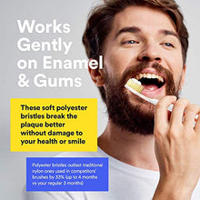 Load image into Gallery viewer, MOUTHWATCHERS Dr Plotkas Extra Soft Flossing Toothbrush Manual Soft Toothbrush for Adults, Ultra CleanToothbrush, Good for Sensitive Teeth and Gums, 2 Pack - Stocking Stuffers, Colors May Vary