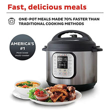 Load image into Gallery viewer, Instant Pot Duo 7-in-1 Electric Pressure Cooker, Slow Cooker, Rice Cooker, Steamer, Sauté, Yogurt Maker, Warmer & Sterilizer, Includes App With Over 800 Recipes, Stainless Steel, 6 Quart