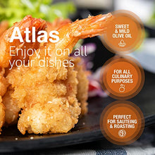 Load image into Gallery viewer, Atlas Organic Cold Pressed Moroccan Extra Virgin Olive Oil, Polyphenol Rich | EVOO From Morocco, Newly Harvested Unprocessed from One Single Family Farm | Trusted by Michelin Star Chefs | 500 mL