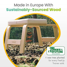 Load image into Gallery viewer, FeetUp - The Original Yoga Headstand Bench, Vegan Handstand Trainer Bench and Stand, Strength Training Inversion Equipment for Relaxation & Strength, Includes App & Starter Kit, Classic, White