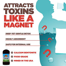 Load image into Gallery viewer, Yerba Prima Great Plains Bentonite - 32 oz - Natural Internal Liquid Clay Cleansing Supplement - BPA-Free Plastic Bottle