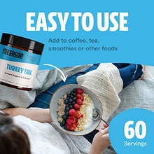 Load image into Gallery viewer, FreshCap Organic Turkey Tail Mushroom Extract Powder - USDA Organic -60 g- Supplement - Immune Protection - Add to Coffee/Tea/Smoothies-Real Fruiting Body No Fillers