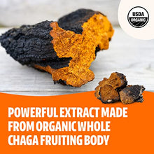 Load image into Gallery viewer, FreshCap Chaga Organic Mushrooms Extract Powder - Antioxidant, Digestive Health, Immune Support Supplement - Vegan, Pure Fruiting Body Extract - Add to Coffee/Tea/Smoothies - 2.1 Ounces
