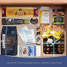 Load image into Gallery viewer, 45 Pcs 5 Gram Silica Gel Packs, Transparent Desiccant, Desiccant Packets for Storage, Moisture Packs for Spices Jewelry Shoes Boxes Electronics Storage, Food Safe