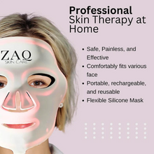 Load image into Gallery viewer, ZAQ Noor 2.0 LED Light Therapy Face Mask
