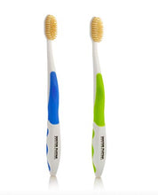 Load image into Gallery viewer, MOUTHWATCHERS Dr Plotkas Extra Soft Flossing Toothbrush Manual Soft Toothbrush for Adults, Ultra CleanToothbrush, Good for Sensitive Teeth and Gums, 2 Pack - Stocking Stuffers, Colors May Vary
