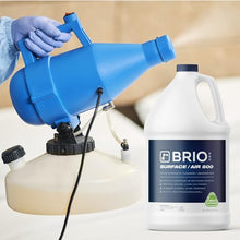 Load image into Gallery viewer, BRIOTECH Extra Strength Pure Hypochlorous Acid, BrioPro Surface &amp; Air 500 PPM HOCl for ULV Foggers, Sprayers &amp; Humidifiers, Professional Cleaner Deodorizer, Peroxide Free, Office, School, Home
