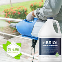 Load image into Gallery viewer, BRIOTECH Extra Strength Pure Hypochlorous Acid, BrioPro Surface &amp; Air 500 PPM HOCl for ULV Foggers, Sprayers &amp; Humidifiers, Professional Cleaner Deodorizer, Peroxide Free, Office, School, Home
