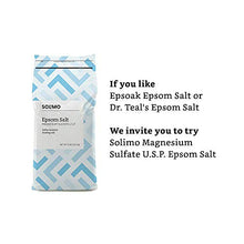 Load image into Gallery viewer, Amazon Brand - Solimo Epsom Salt Soak, Magnesium Sulfate USP, Unscented, 8 Pound, Pack of 3
