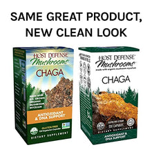 Load image into Gallery viewer, Host Defense, Chaga Capsules, Antioxidant and DNA Support, Mushroom Supplement, Unflavored, 120
