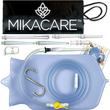 Load image into Gallery viewer, Mikacare Enema Bag Kit Clear Non-Toxic Silicone. for Coffee and Enema Kit for Colon Cleansing - Enema Detox - 2 Quart - Home Colonic Kit - Enema Coffee not Included
